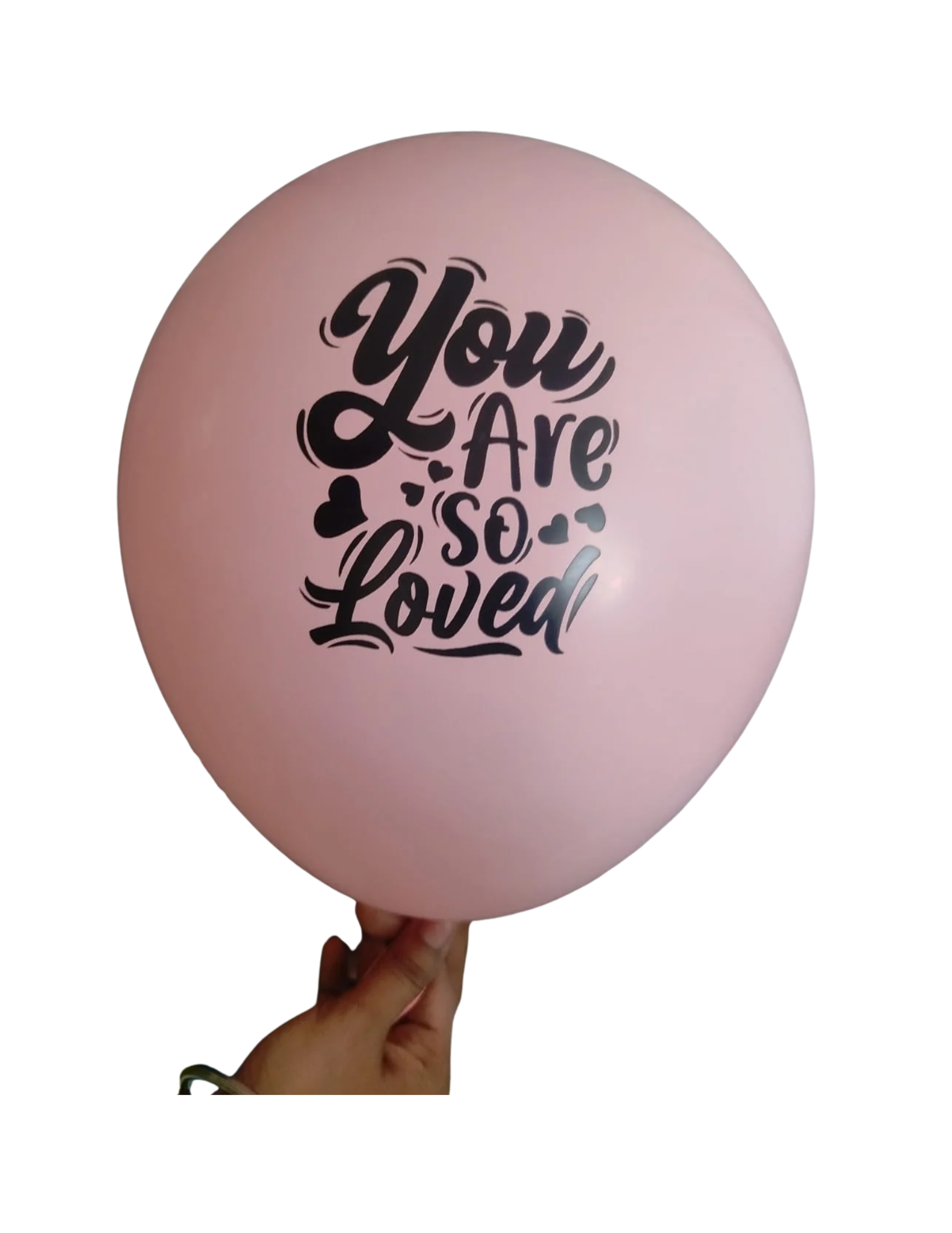 Logo printed balloon customization detail